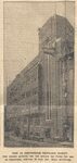 Nog met met 'uithangbord' en vlaggenmasten op de hoeken.
<br/>
Algemeen Handelsblad, 1926-09-20